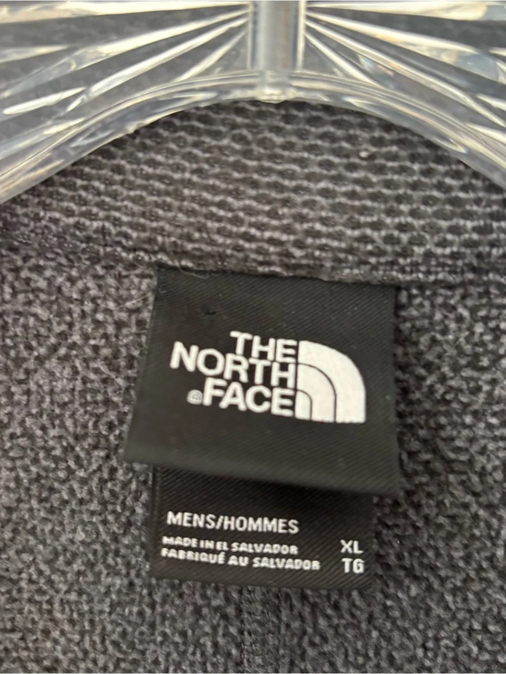 The North Face Men's Gray 1/4 Zip Textured Pullover Sweater XL Outdoors